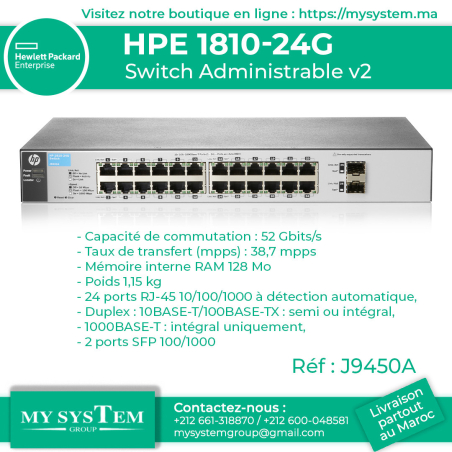 HPE 1810-24G Switch