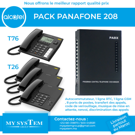 pack panafone 208