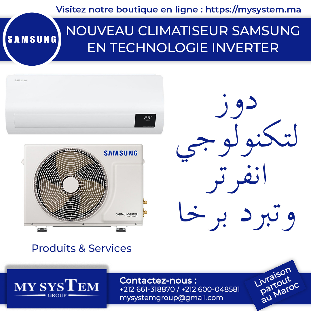 Climatiseur Samsung inverter 